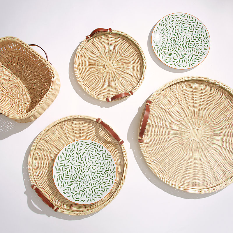 Oseraie round tray, medium model | Hermès Finland